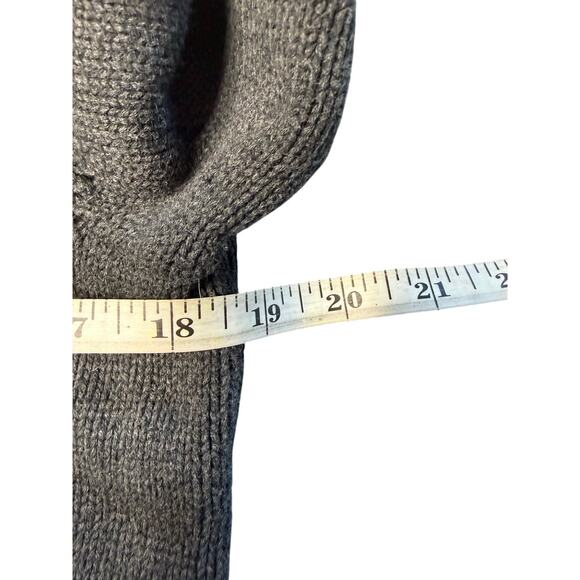 Lululemon Be Present Pullover Heathered Black Size Small Open Knit Sweater - Picture 9 of 10